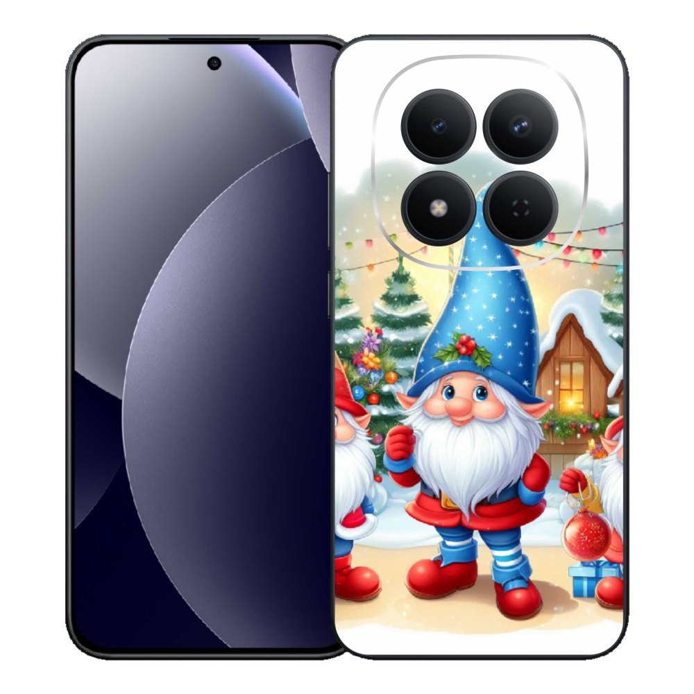 Gelový kryt mmCase na Xiaomi Redmi Note 15 Pro 5G - vánoční skřítci