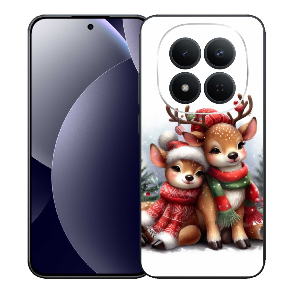 Gelový kryt mmCase na Xiaomi Redmi Note 15 Pro 5G - vánoční sobi