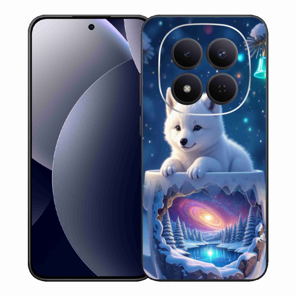 Gelový kryt mmCase na Xiaomi Redmi Note 15 Pro 5G - vánoční štěně