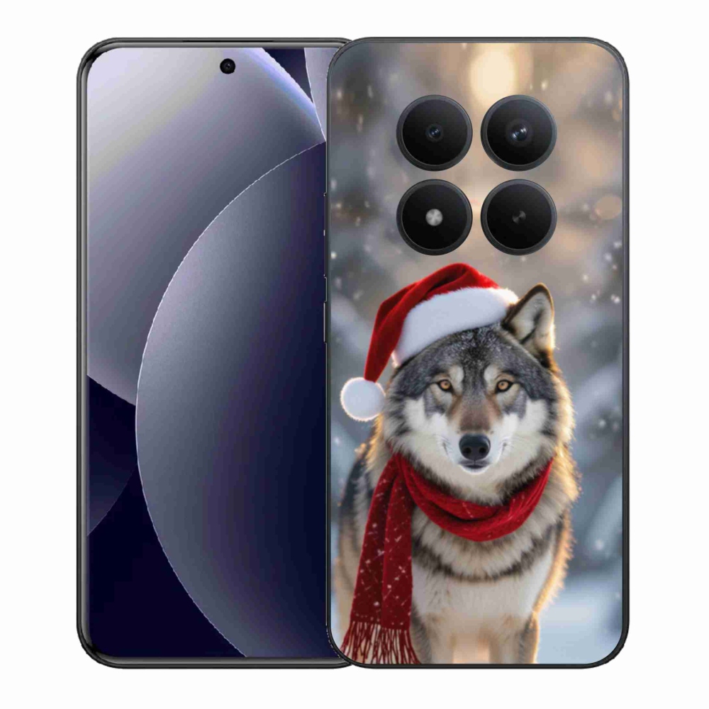 Gelový kryt mmCase na Xiaomi Redmi Note 15 Pro+ 5G/Xiaomi Poco M8 Pro 5G - vánoční vlk