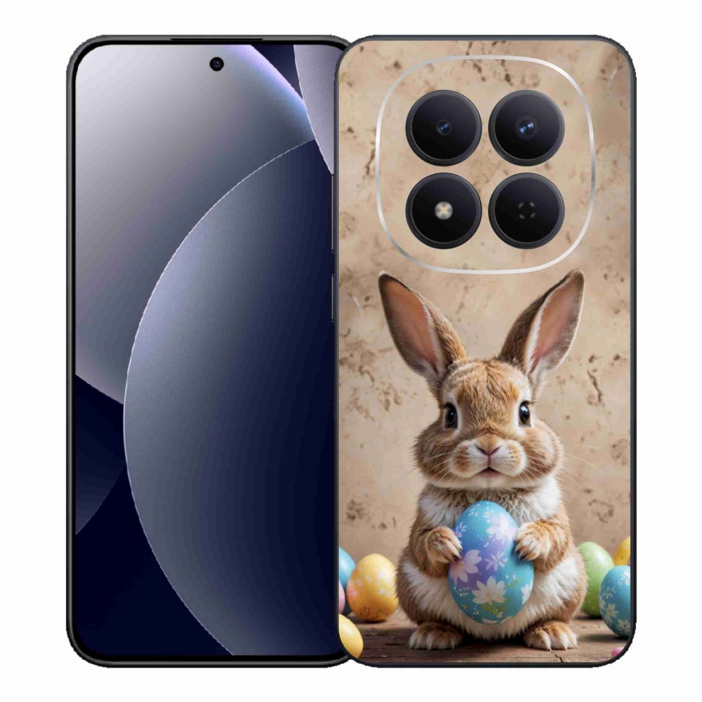 Gelový kryt mmCase na Xiaomi Redmi Note 15 Pro 5G - velikonoční králíček