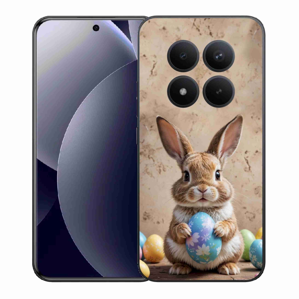 Gelový kryt mmCase na Xiaomi Redmi Note 15 Pro+ 5G - velikonoční králíček