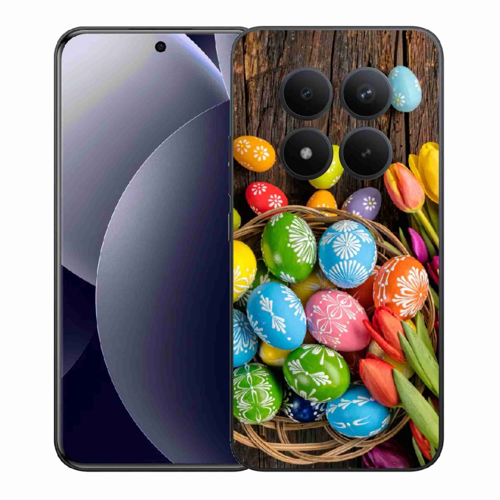 Gelový kryt mmCase na Xiaomi Redmi Note 15 Pro+ 5G/Xiaomi Poco M8 Pro 5G - velikonoční vajíčka