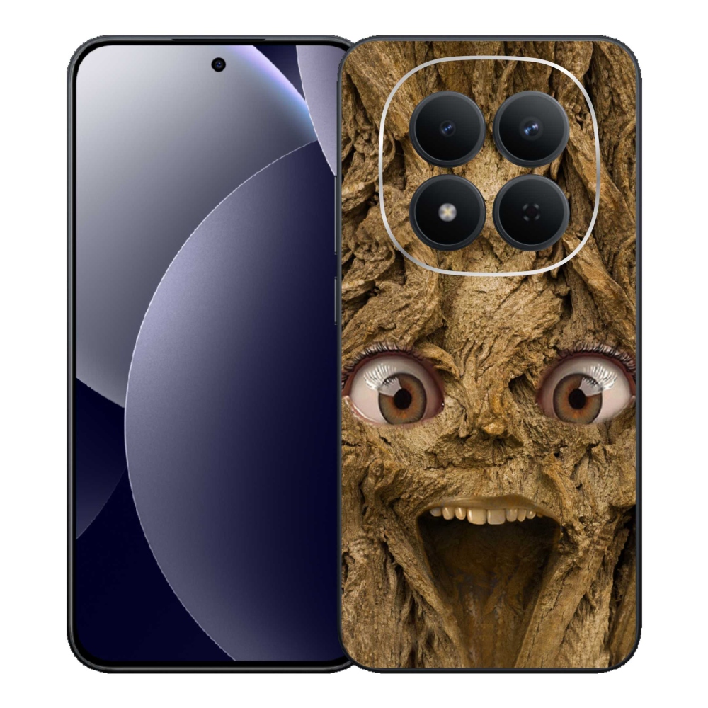 Gelový kryt mmCase na Xiaomi Redmi Note 15 Pro 5G - veselý strom s očima