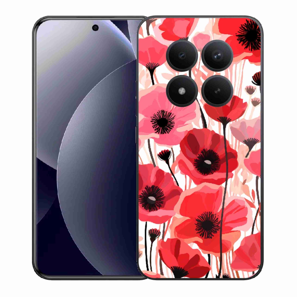 Gelový kryt mmCase na Xiaomi Redmi Note 15 Pro+ 5G/Xiaomi Poco M8 Pro 5G - vlčí mák 1