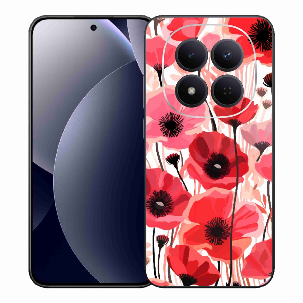 Gelový kryt mmCase na Xiaomi Redmi Note 15 Pro 5G - vlčí mák 1