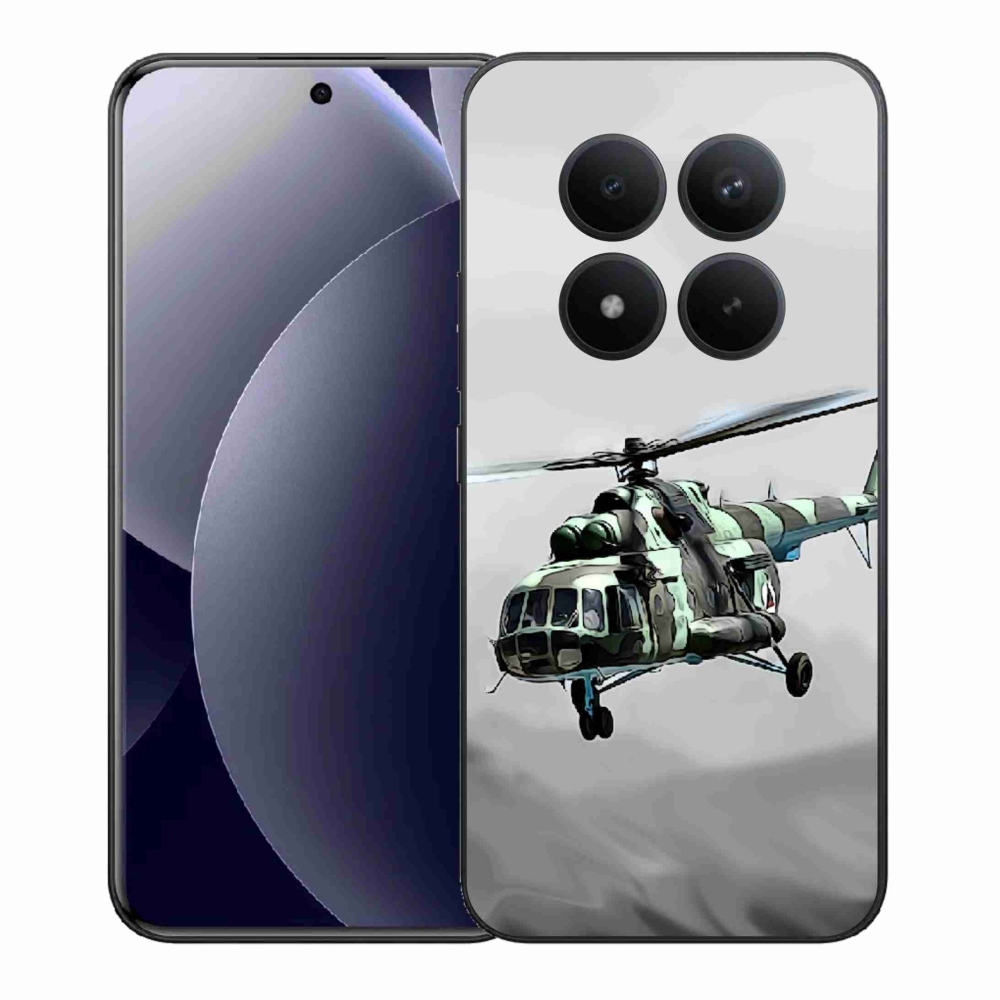 Gelový kryt mmCase na Xiaomi Redmi Note 15 Pro+ 5G/Xiaomi Poco M8 Pro 5G - vojenský vrtulník