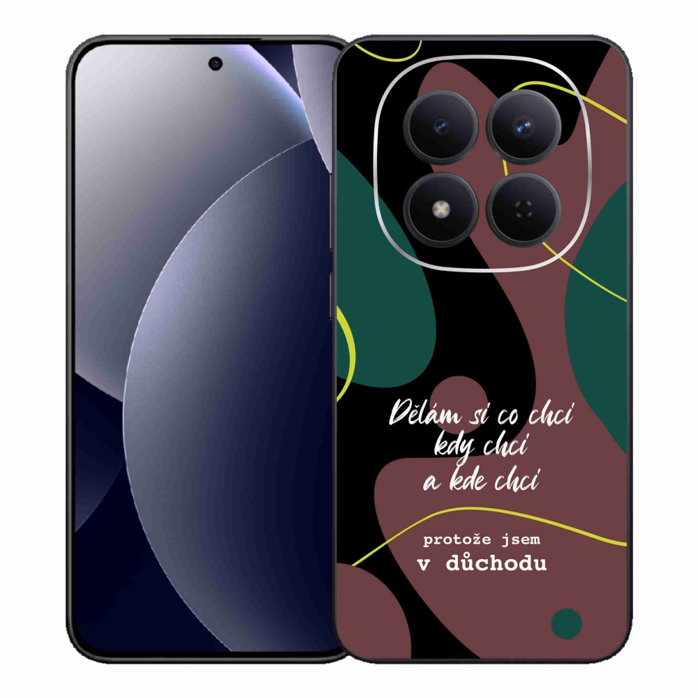 Gelový kryt mmCase na Xiaomi Redmi Note 15 Pro 5G - vtipný text 10 černé pozadí