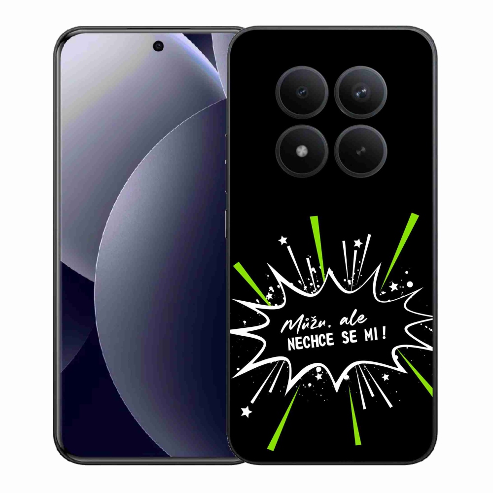 Gelový kryt mmCase na Xiaomi Redmi Note 15 Pro+ 5G/Xiaomi Poco M8 Pro 5G - vtipný text 11 černé pozadí