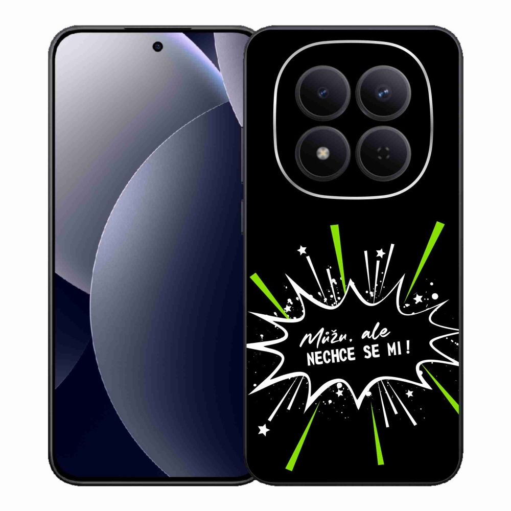 Gelový kryt mmCase na Xiaomi Redmi Note 15 Pro 5G - vtipný text 11 černé pozadí
