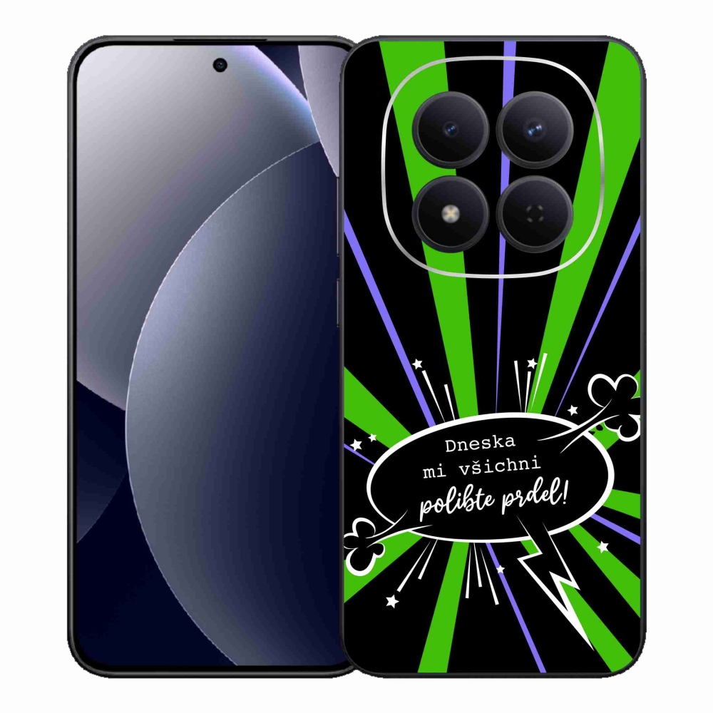 Gelový kryt mmCase na Xiaomi Redmi Note 15 Pro 5G - vtipný text 15 černé pozadí