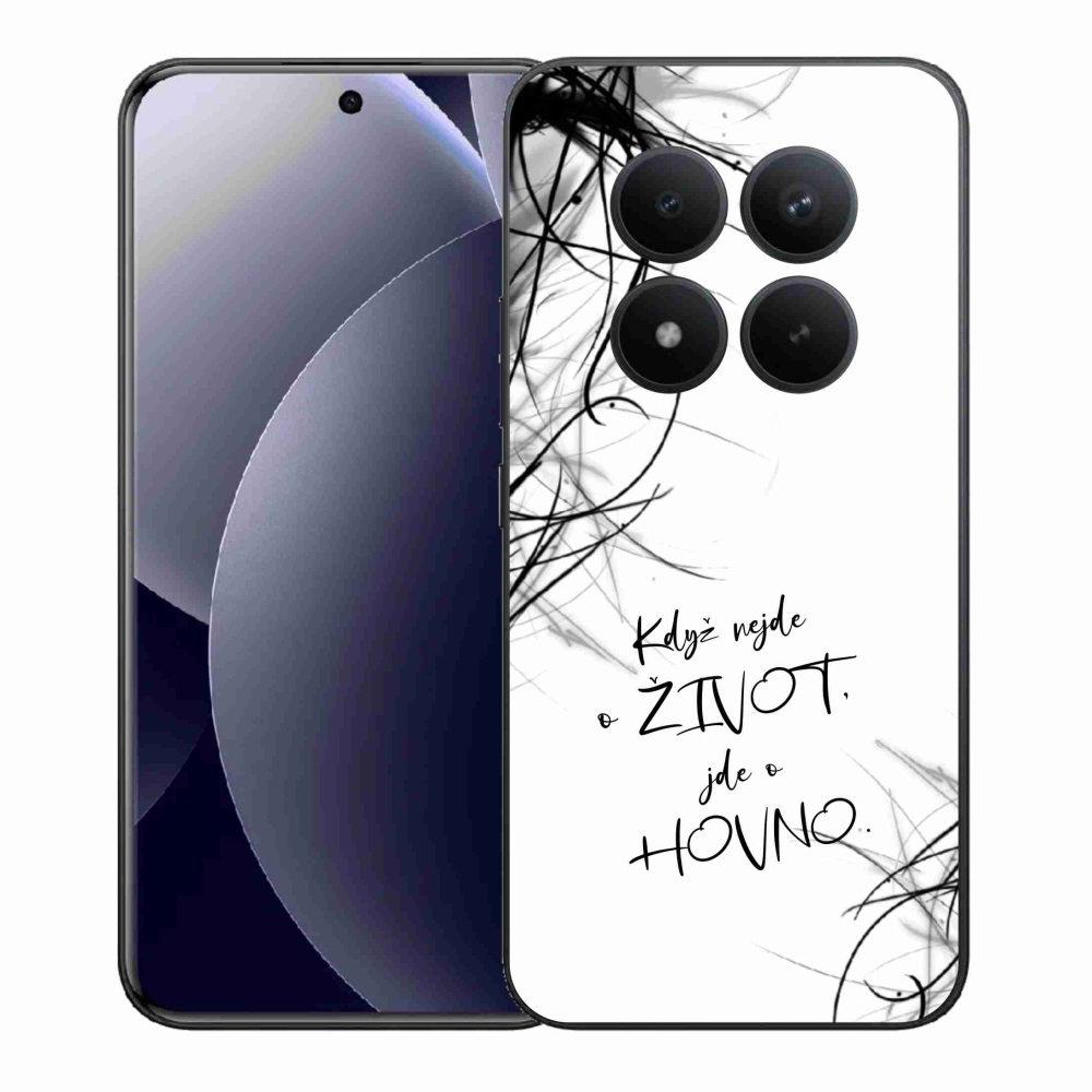 Gelový kryt mmCase na Xiaomi Redmi Note 15 Pro+ 5G/Xiaomi Poco M8 Pro 5G - vtipný text 16 bílé pozadí