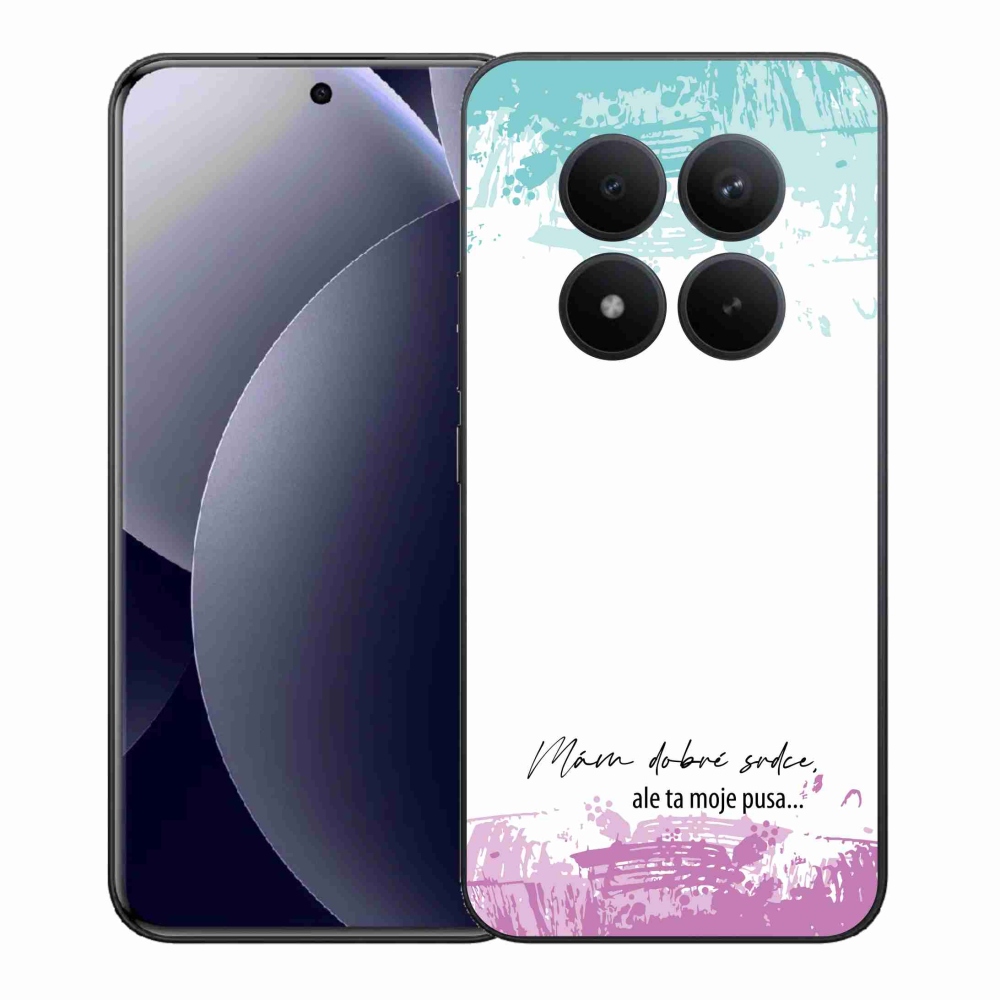 Gelový kryt mmCase na Xiaomi Redmi Note 15 Pro+ 5G/Xiaomi Poco M8 Pro 5G - vtipný text 3 bílé pozadí