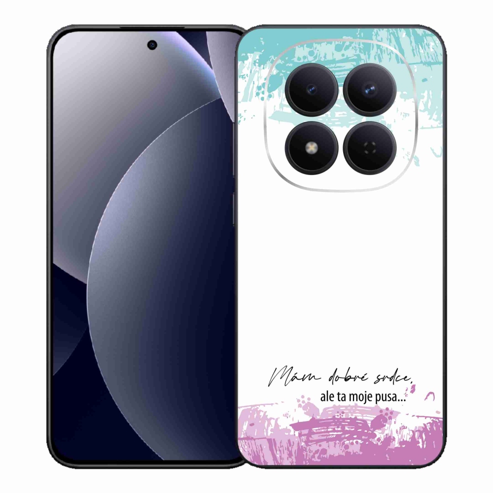 Gelový kryt mmCase na Xiaomi Redmi Note 15 Pro 5G - vtipný text 3 bílé pozadí