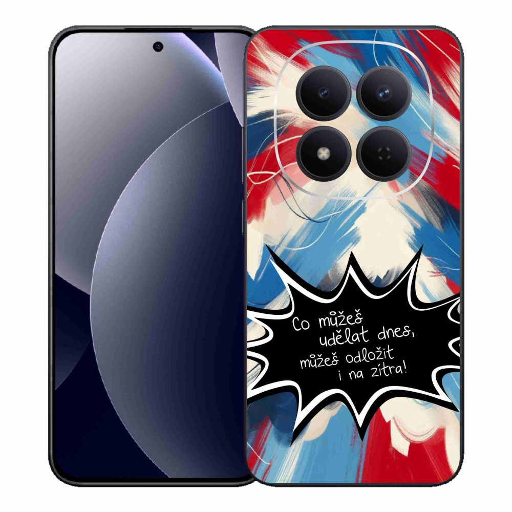 Gelový kryt mmCase na Xiaomi Redmi Note 15 Pro 5G - vtipný text 9 černé pozadí