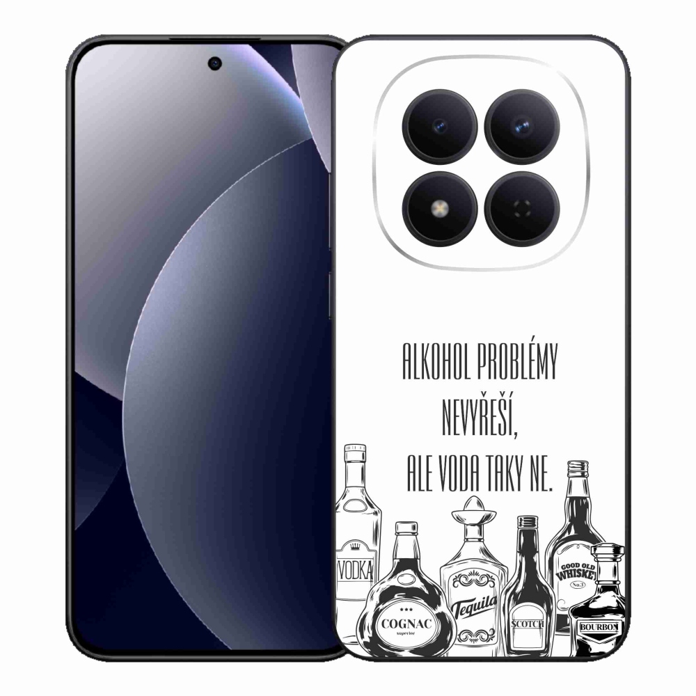 Gelový kryt mmCase na Xiaomi Redmi Note 15 Pro 5G - vtipný text bílé pozadí