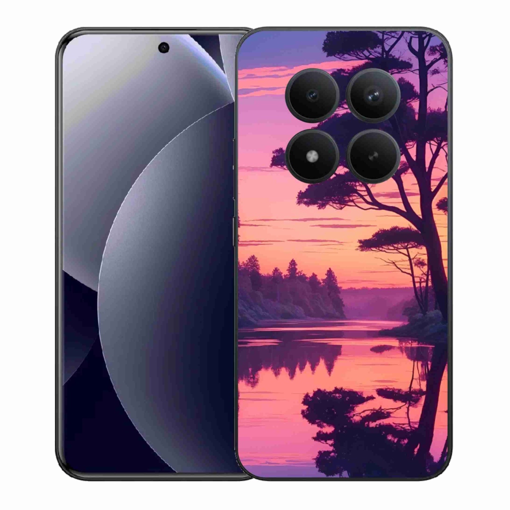 Gelový kryt mmCase na Xiaomi Redmi Note 15 Pro+ 5G/Xiaomi Poco M8 Pro 5G - západ slunce nad jezerem