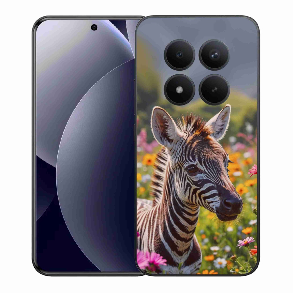 Gelový kryt mmCase na Xiaomi Redmi Note 15 Pro+ 5G - zebra na louce