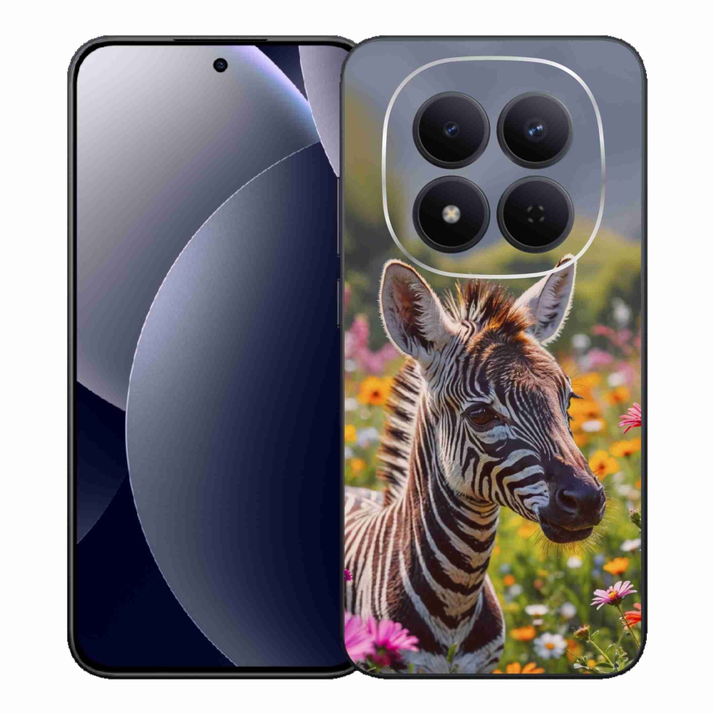 Gelový kryt mmCase na Xiaomi Redmi Note 15 Pro 5G - zebra na louce