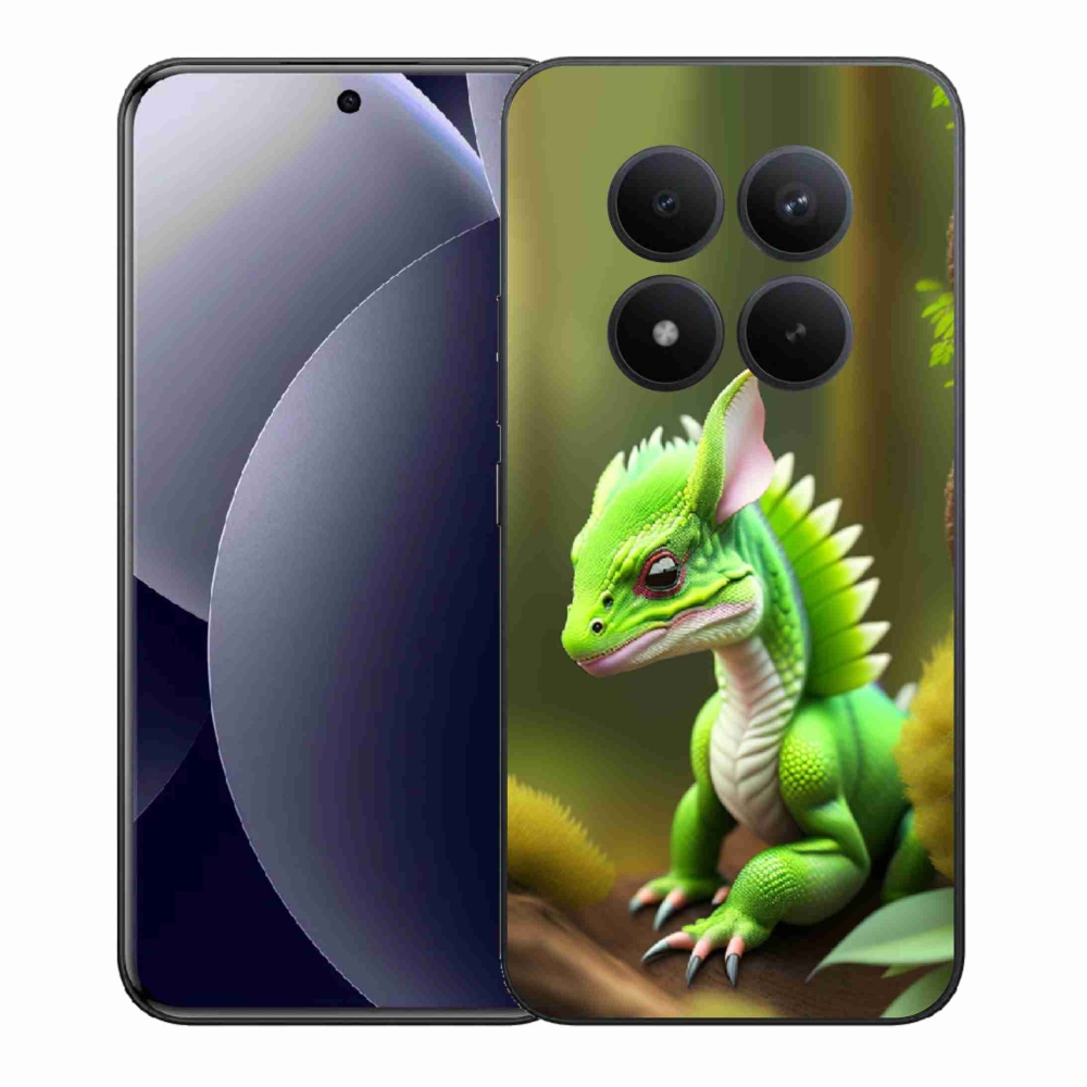 Gelový kryt mmCase na Xiaomi Redmi Note 15 Pro+ 5G/Xiaomi Poco M8 Pro 5G - zelený dráček