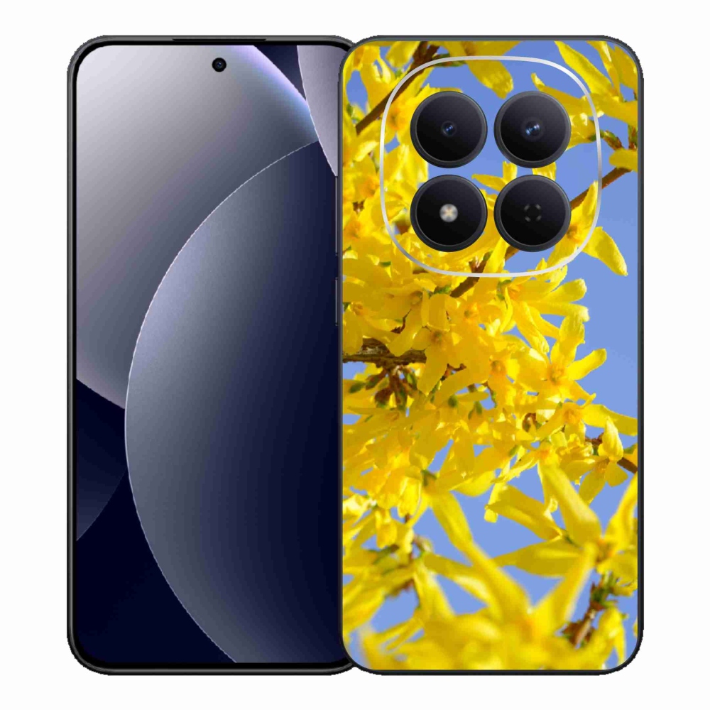 Gelový kryt mmCase na Xiaomi Redmi Note 15 Pro 5G - žluté květy