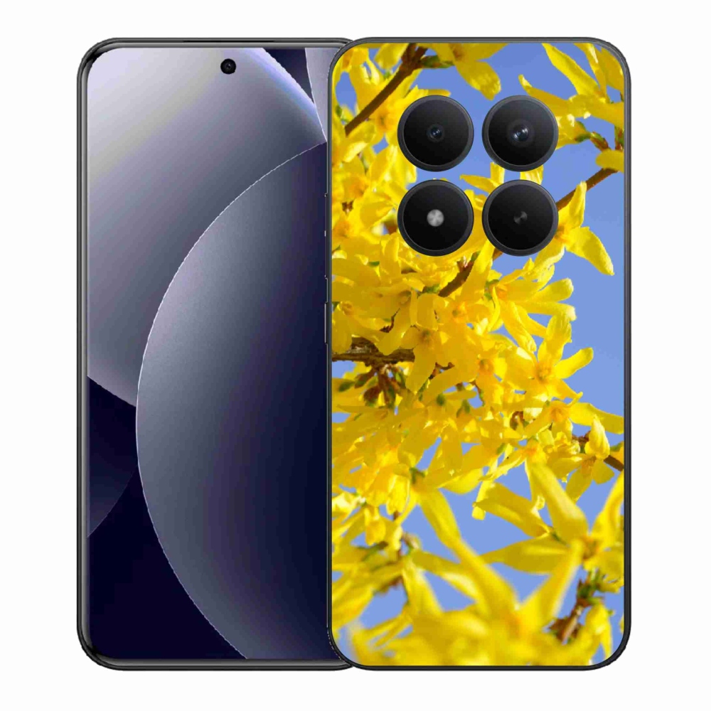 Gelový kryt mmCase na Xiaomi Redmi Note 15 Pro+ 5G/Xiaomi Poco M8 Pro 5G - žluté květy