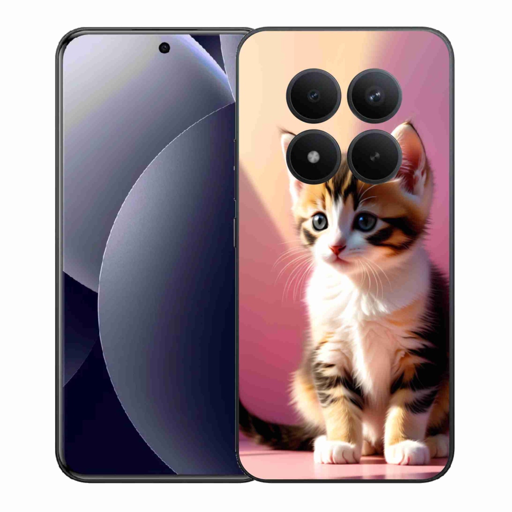Gelový kryt mmCase na Xiaomi Redmi Note 15 Pro+ 5G/Xiaomi Poco M8 Pro 5G - zvědavé kotě 2