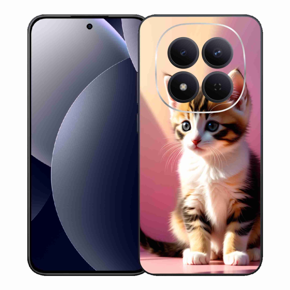 Gelový kryt mmCase na Xiaomi Redmi Note 15 Pro 5G - zvědavé kotě 2