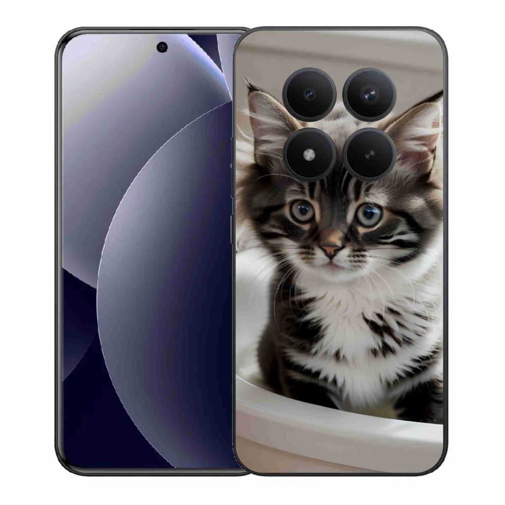 Gelový kryt mmCase na Xiaomi Redmi Note 15 Pro+ 5G/Xiaomi Poco M8 Pro 5G - zvědavé kotě