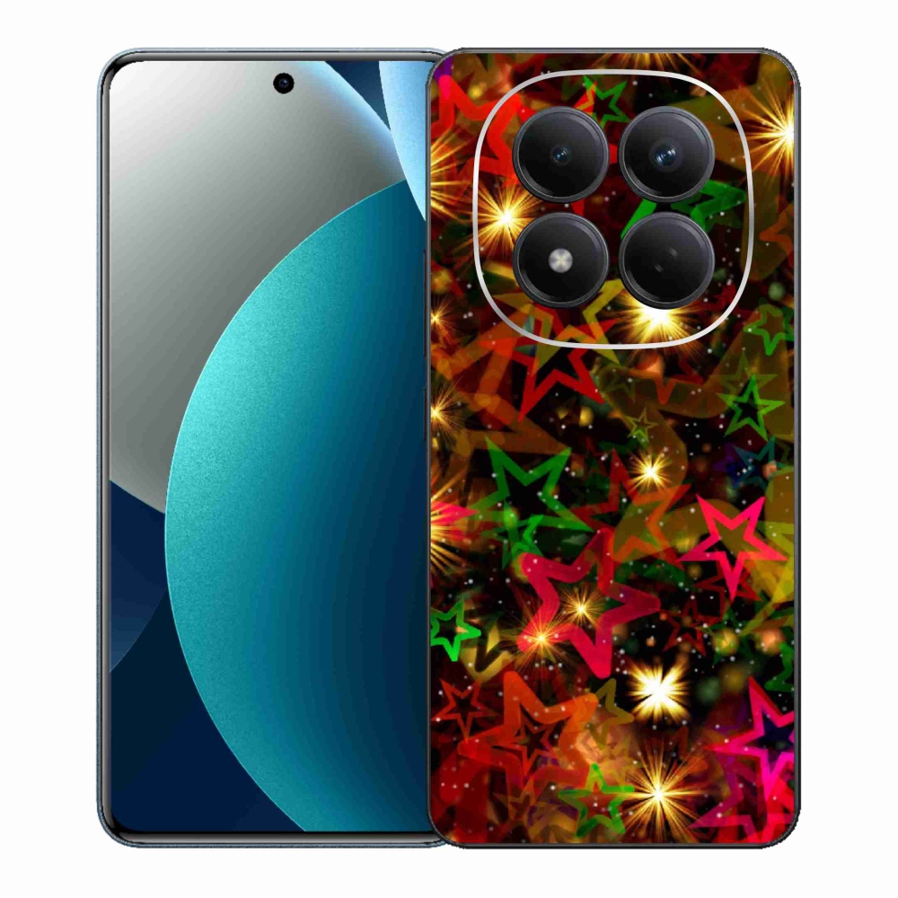 Gelový kryt mmCase na Xiaomi Redmi Note 15 Pro - barevné hvězdičky