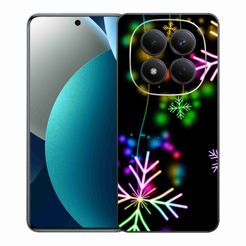 Gelový kryt mmCase na Xiaomi Redmi Note 15 Pro - barevné vločky