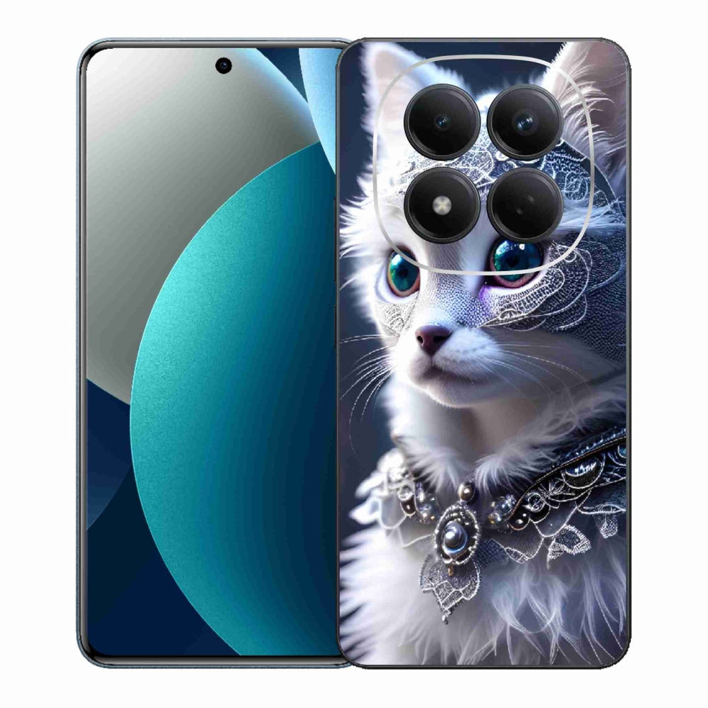 Gelový kryt mmCase na Xiaomi Redmi Note 15 Pro - bílá kočka