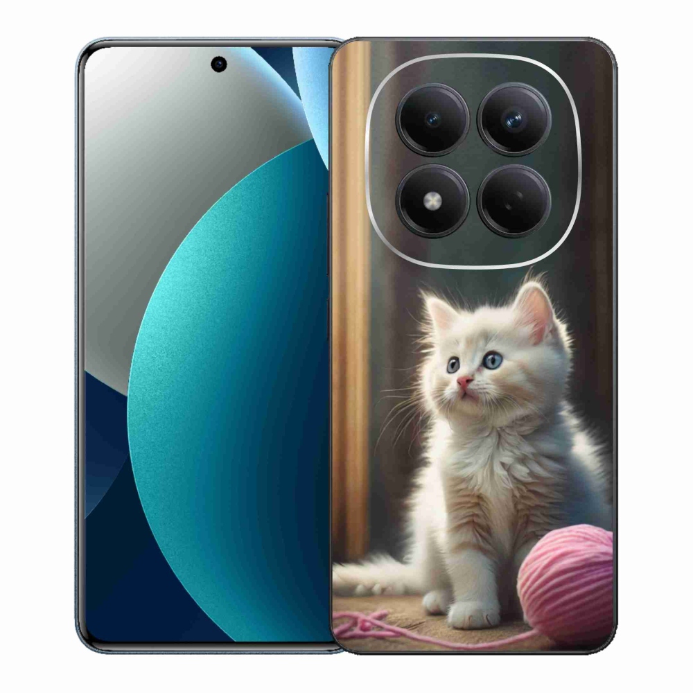 Gelový kryt mmCase na Xiaomi Redmi Note 15 Pro - bílé kotě 2