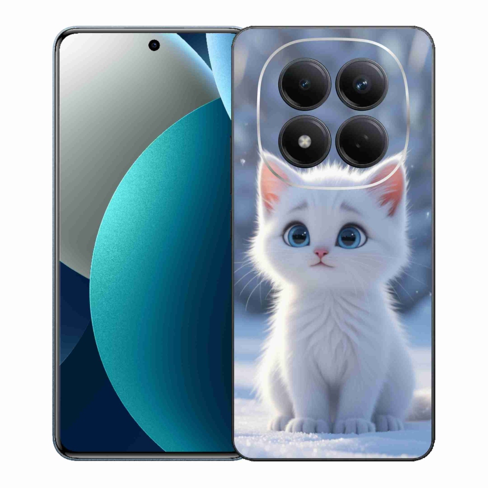 Gelový kryt mmCase na Xiaomi Redmi Note 15 Pro - bílé kotě 3