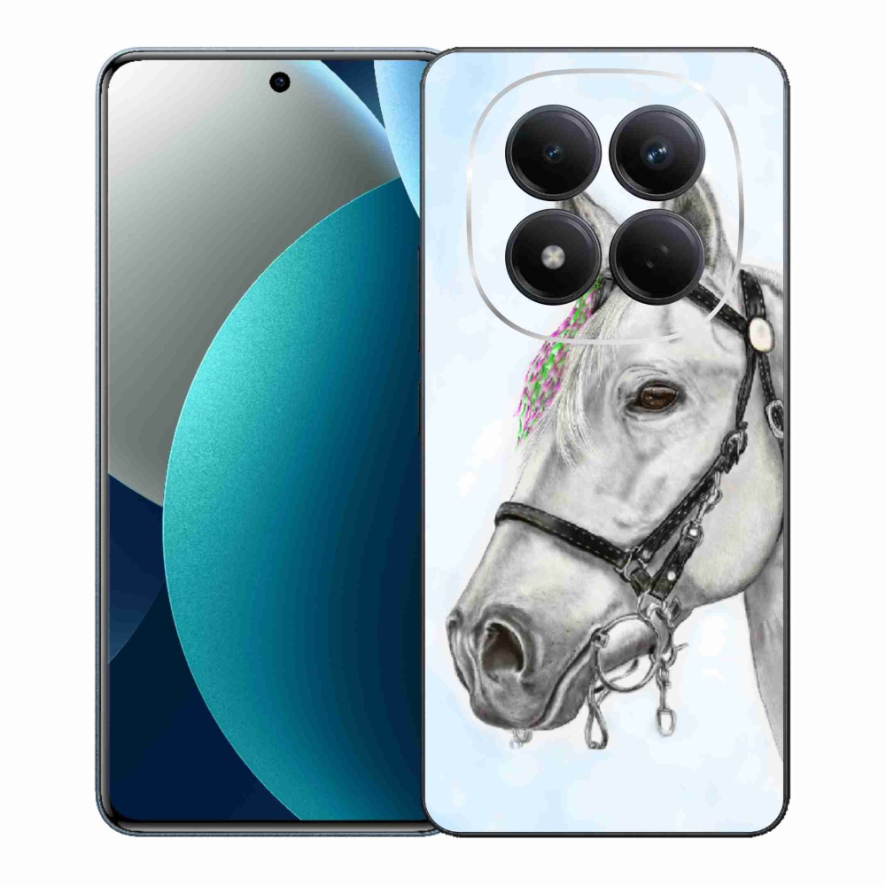 Gelový kryt mmCase na Xiaomi Redmi Note 15 Pro - bílý kůň 1