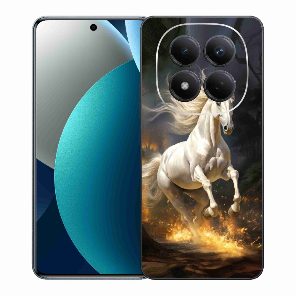 Gelový kryt mmCase na Xiaomi Redmi Note 15 Pro - bílý kůň 2