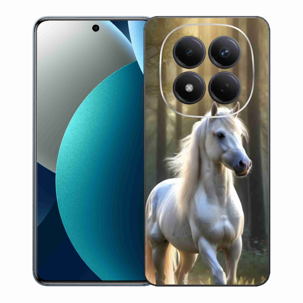Gelový kryt mmCase na Xiaomi Redmi Note 15 Pro - bílý kůň 3