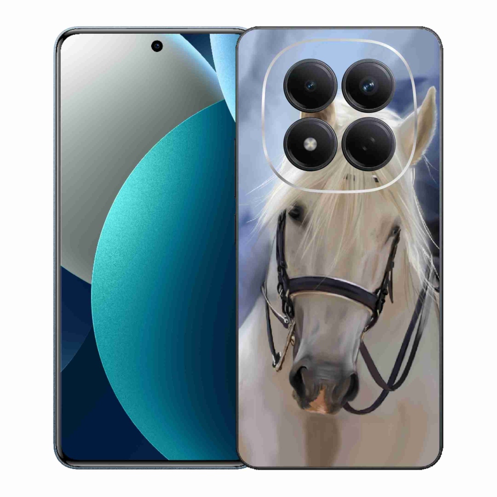Gelový kryt mmCase na Xiaomi Redmi Note 15 Pro - bílý kůň