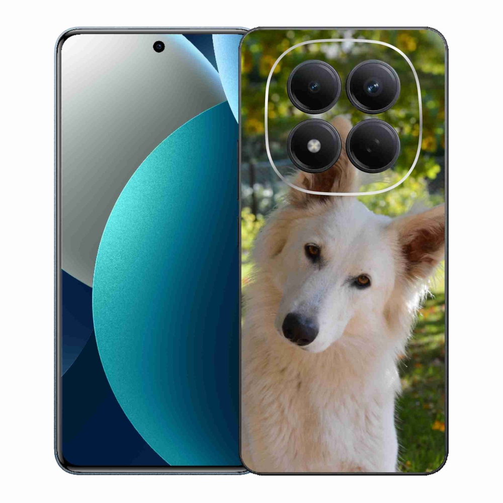 Gelový kryt mmCase na Xiaomi Redmi Note 15 Pro - bílý švýcarský ovčák 1
