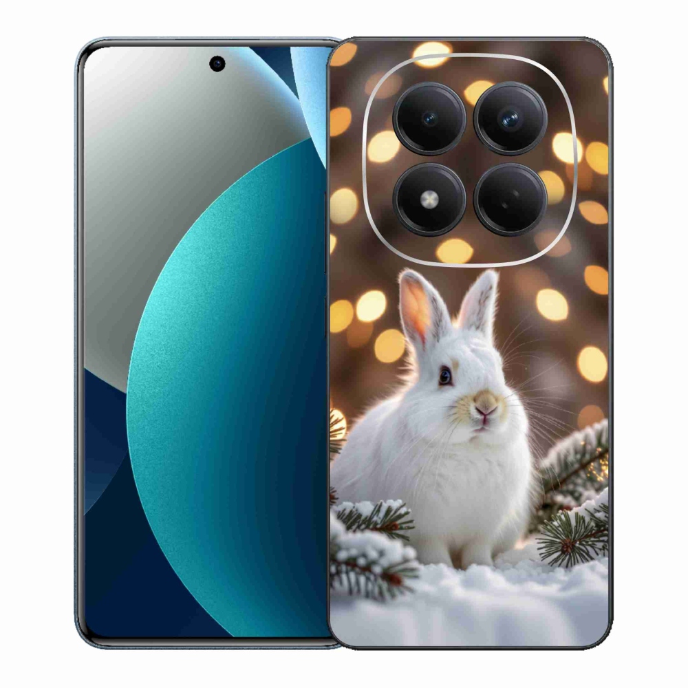 Gelový kryt mmCase na Xiaomi Redmi Note 15 Pro - bílý zajíc