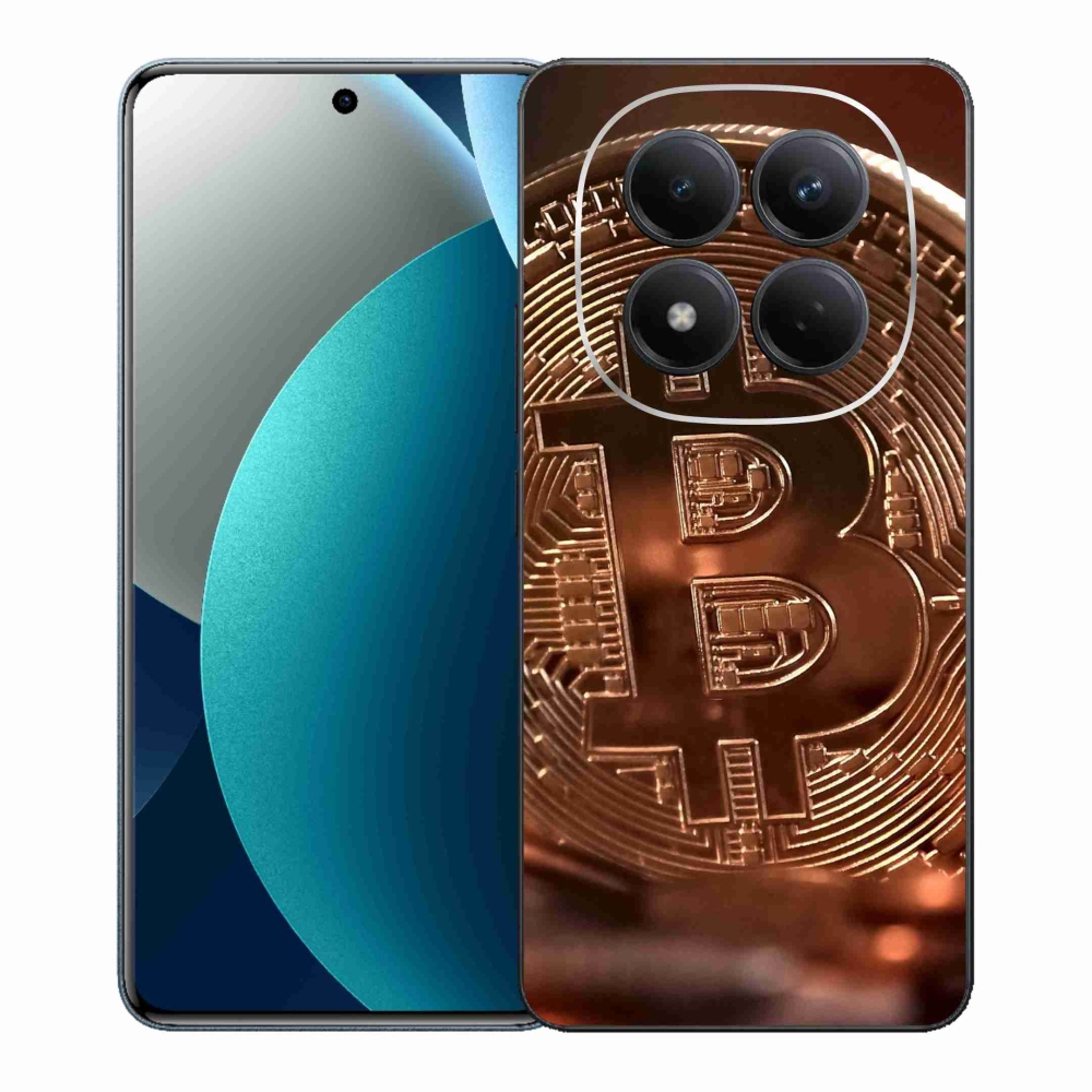 Gelový kryt mmCase na Xiaomi Redmi Note 15 Pro - bitcoin