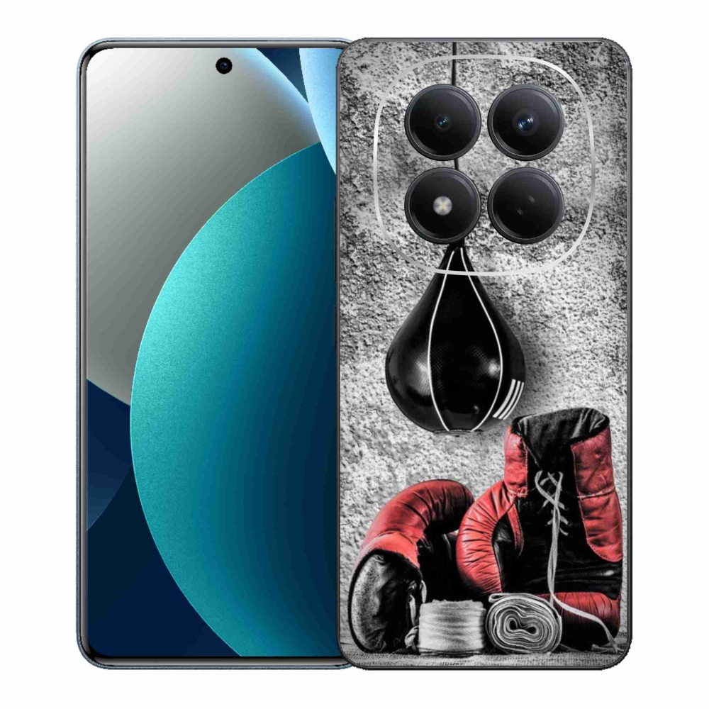 Gelový kryt mmCase na Xiaomi Redmi Note 15 Pro - boxovací pytel a rukavice