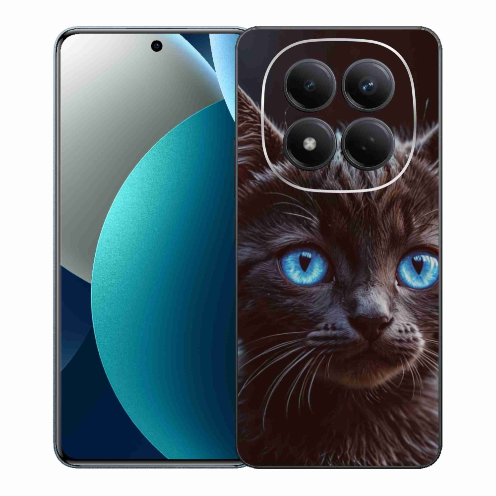 Gelový kryt mmCase na Xiaomi Redmi Note 15 Pro - černé kotě 2