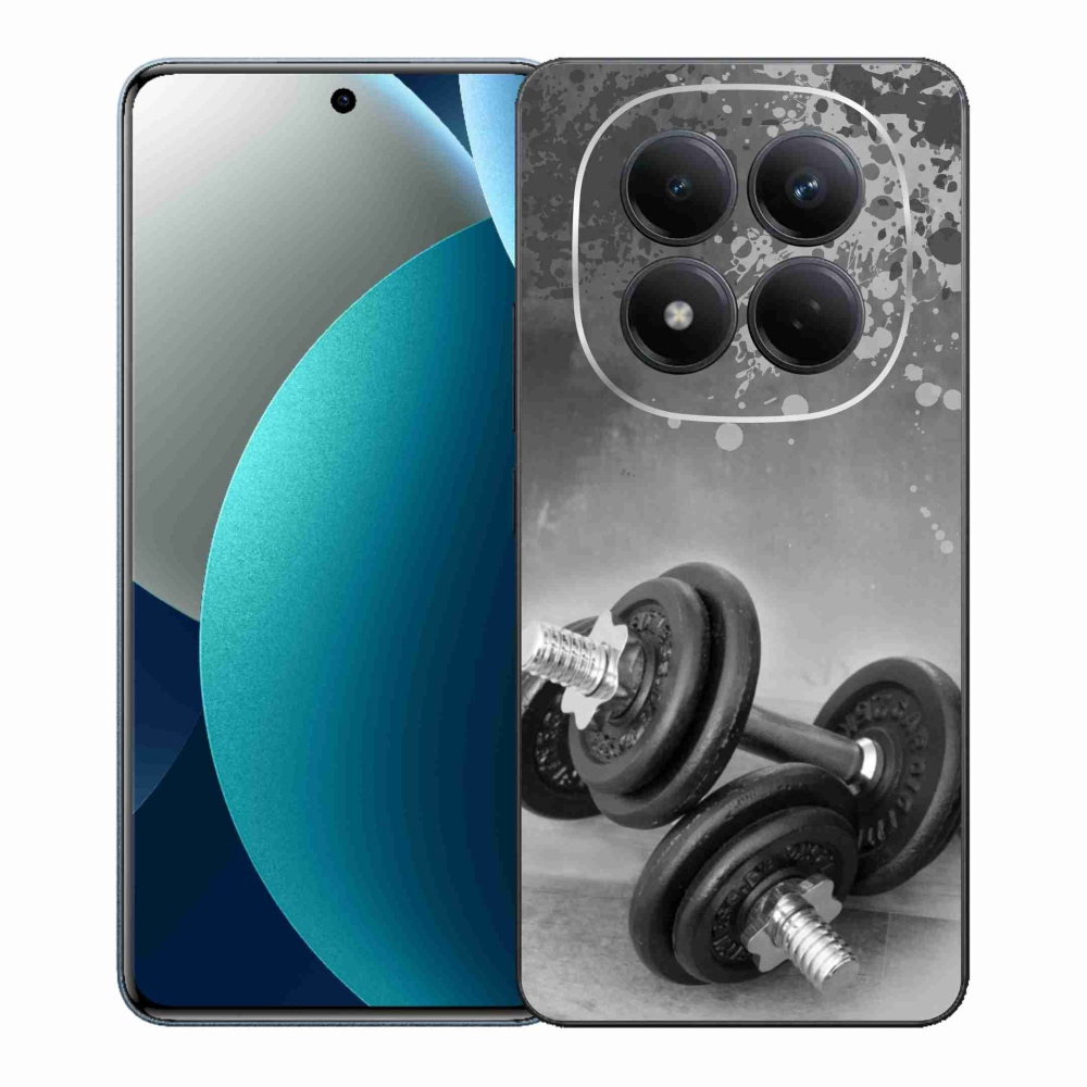 Gelový kryt mmCase na Xiaomi Redmi Note 15 Pro - činky 1