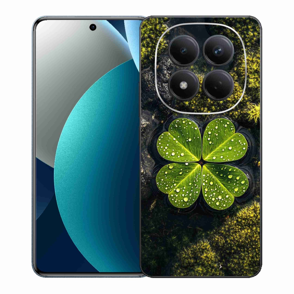 Gelový kryt mmCase na Xiaomi Redmi Note 15 Pro - čtyřlístek