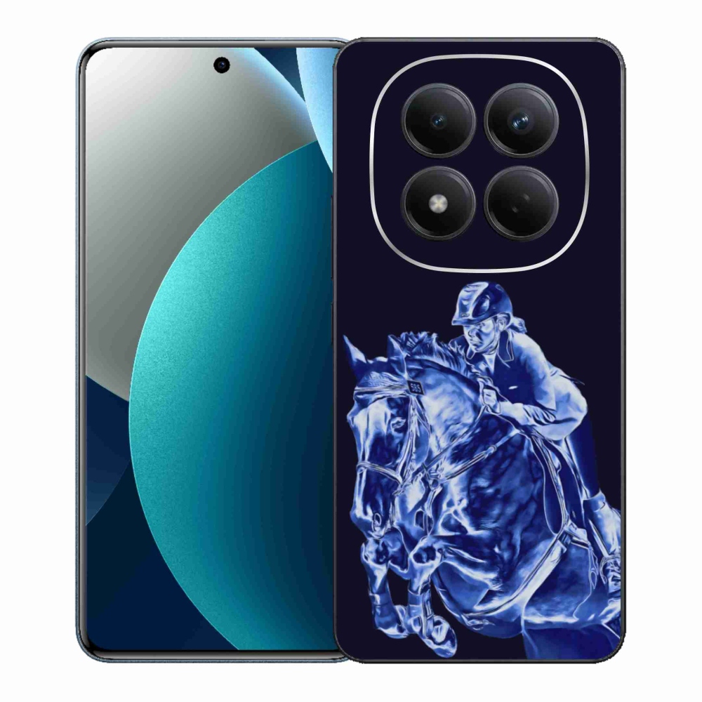 Gelový kryt mmCase na Xiaomi Redmi Note 15 Pro - dostihový kůň