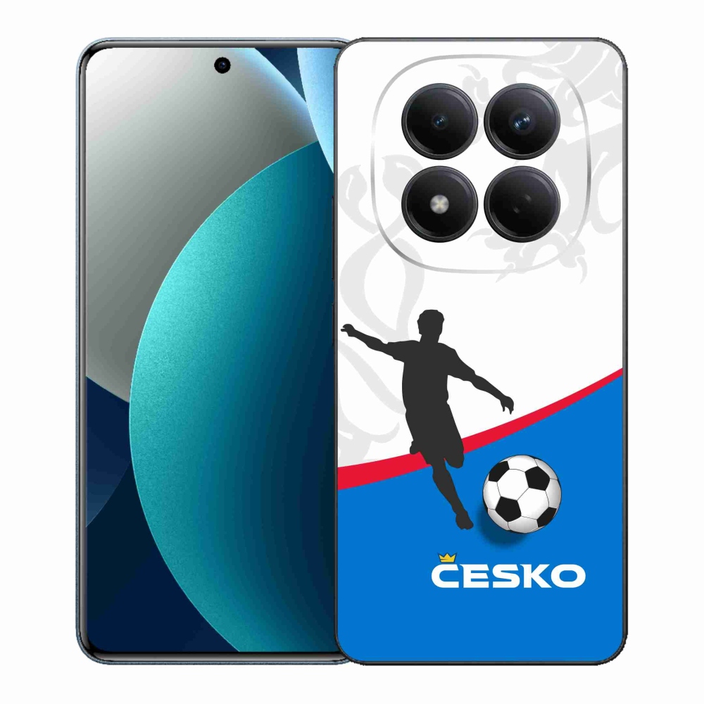 Gelový kryt mmCase na Xiaomi Redmi Note 15 Pro - fotbal Česko 1