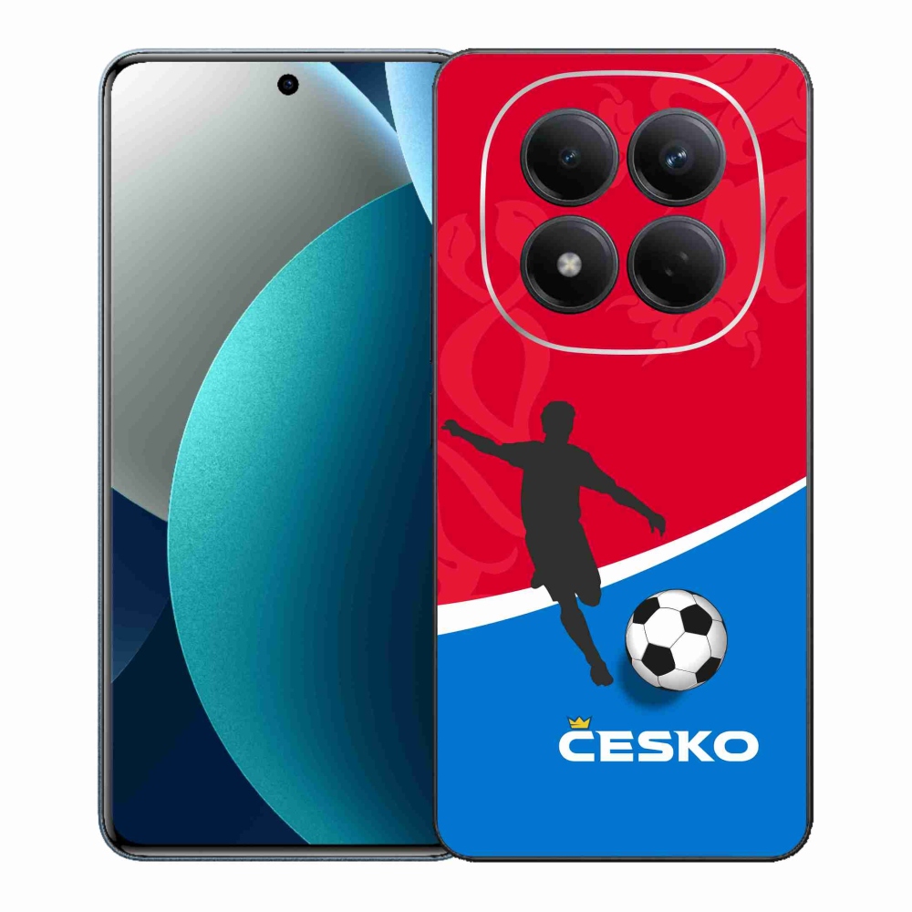 Gelový kryt mmCase na Xiaomi Redmi Note 15 Pro - fotbal Česko