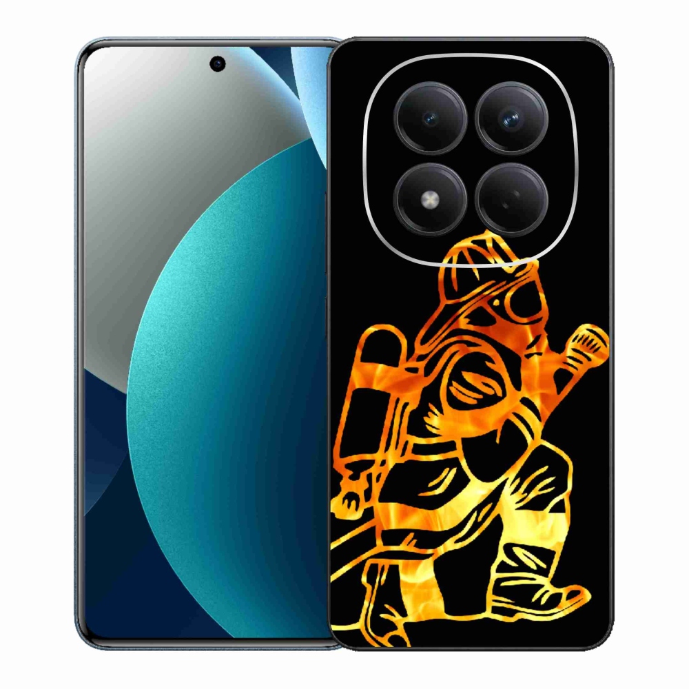 Gelový kryt mmCase na Xiaomi Redmi Note 15 Pro - hasič 1