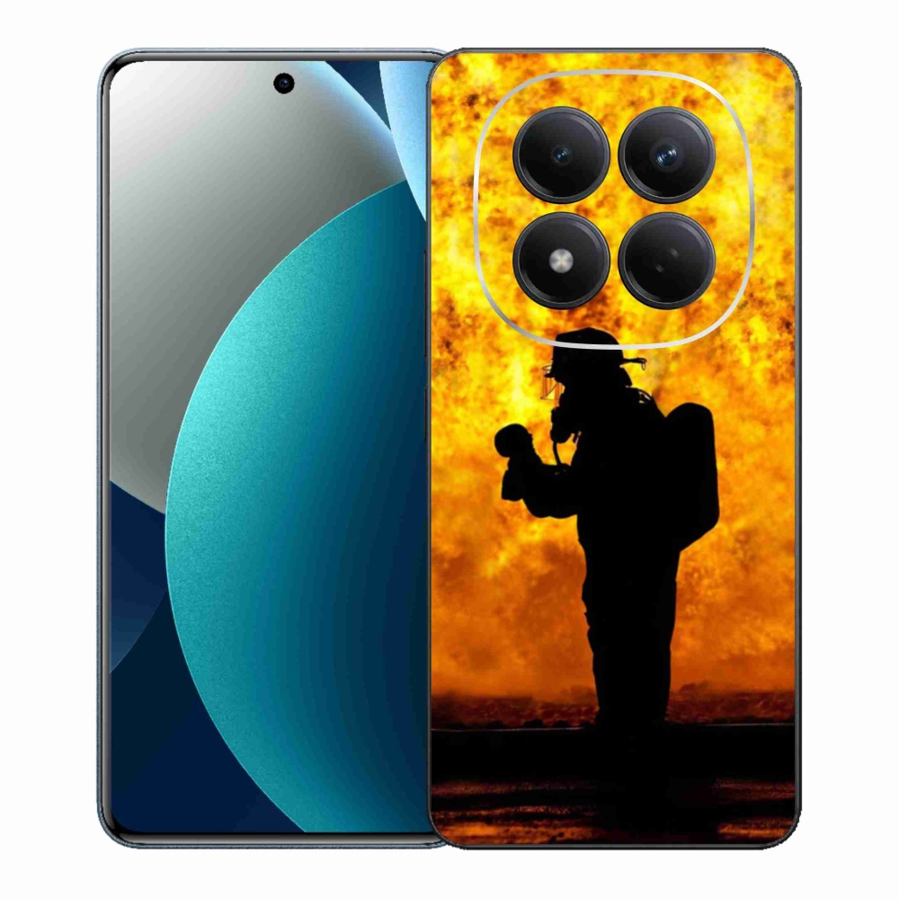 Gelový kryt mmCase na Xiaomi Redmi Note 15 Pro - hasič